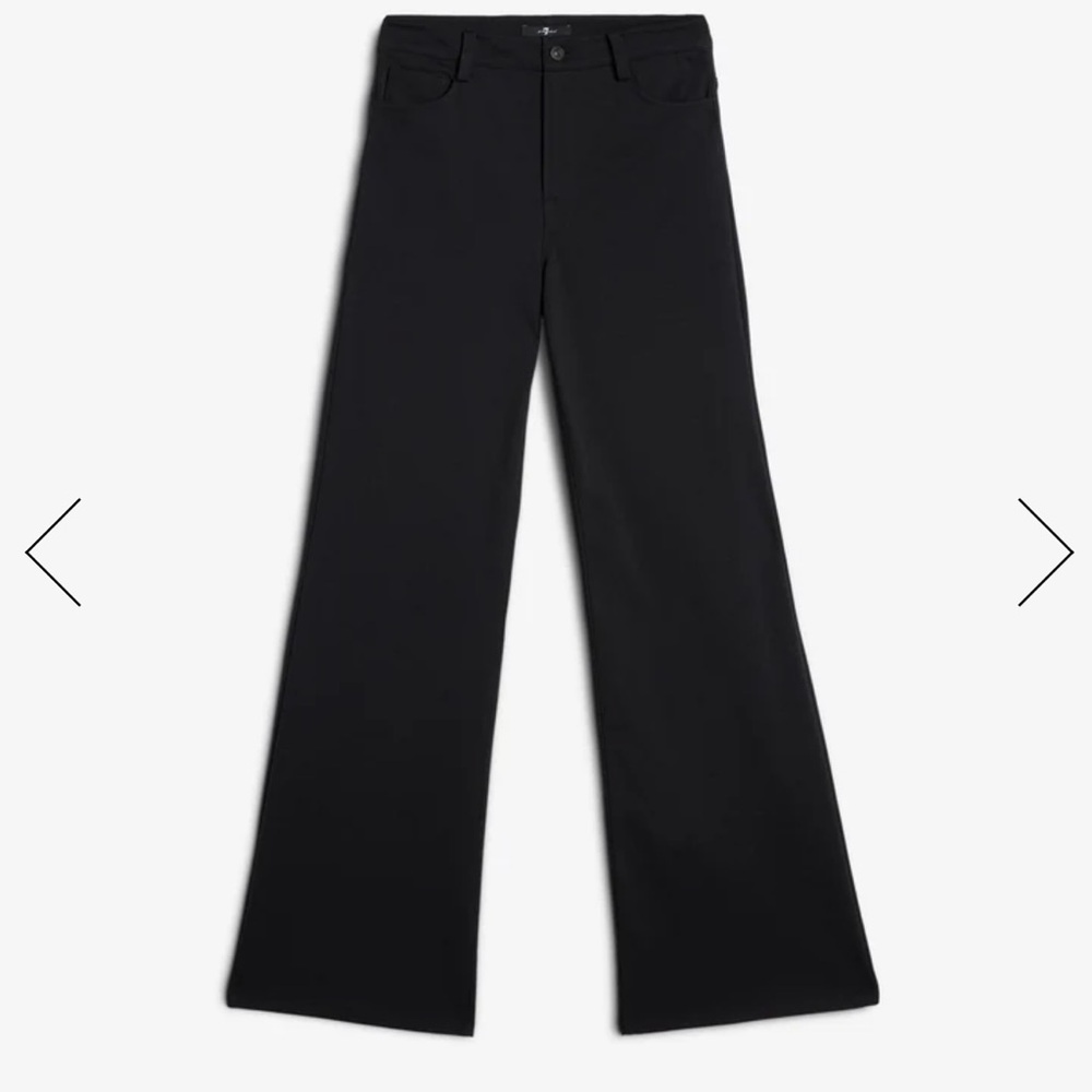 NWT: 7 FOR ALL MANKIND Dojo Black Bootcut Jeans, Size 31 - Picture 4 of 7